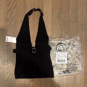 Urban Outfitters Black Halter Tank Top
